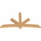 Ekena Millwork Alberta Smooth Timber Gable Bracket, Western Red Cedar, 84"W x 45"H x 3 1/2"D x 5 1/2"F, 13/12 Pitch GBW084X45X0406ALB00SWR - alternate 4
